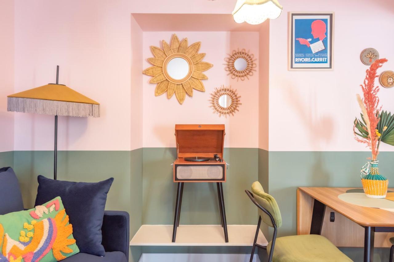 Le Vintage . Centre-Ville Macon . Atypique . Proche Gare . Wifi . Climatisation . Confortable . Luaran gambar